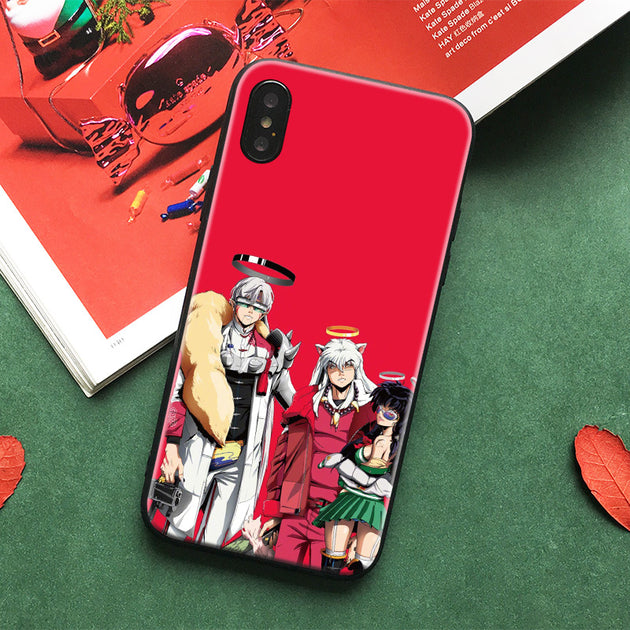 Inuyasha Kagome Sesshomaru Anime Tempered Glass Soft Silicone Phone Case Cover For Apple Iphone 5s Se 6 6s 7 8 Plus X Xr Xs Max