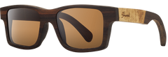 Haystack Select / Rosewood & Maple Burl / Brown Polarized | Wooden Sunglasses