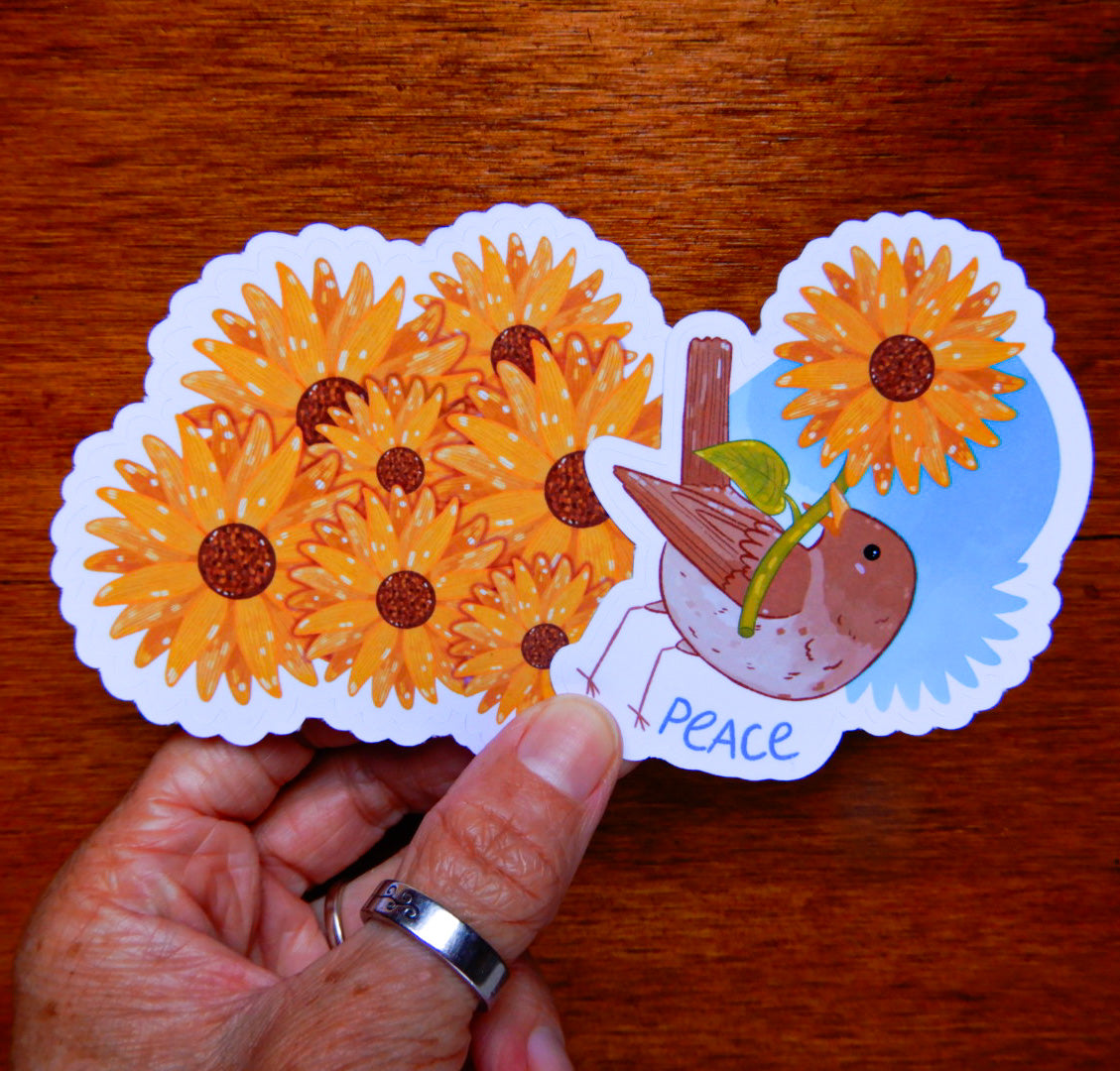 floral-support-ukraine-sticker-all-proceeds-donated-to-the-ukraine-red-cross-paper-stickers