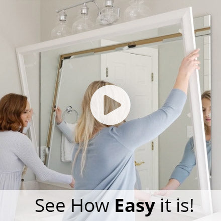 See How Easy It Is To Use a MirrorMate Frame