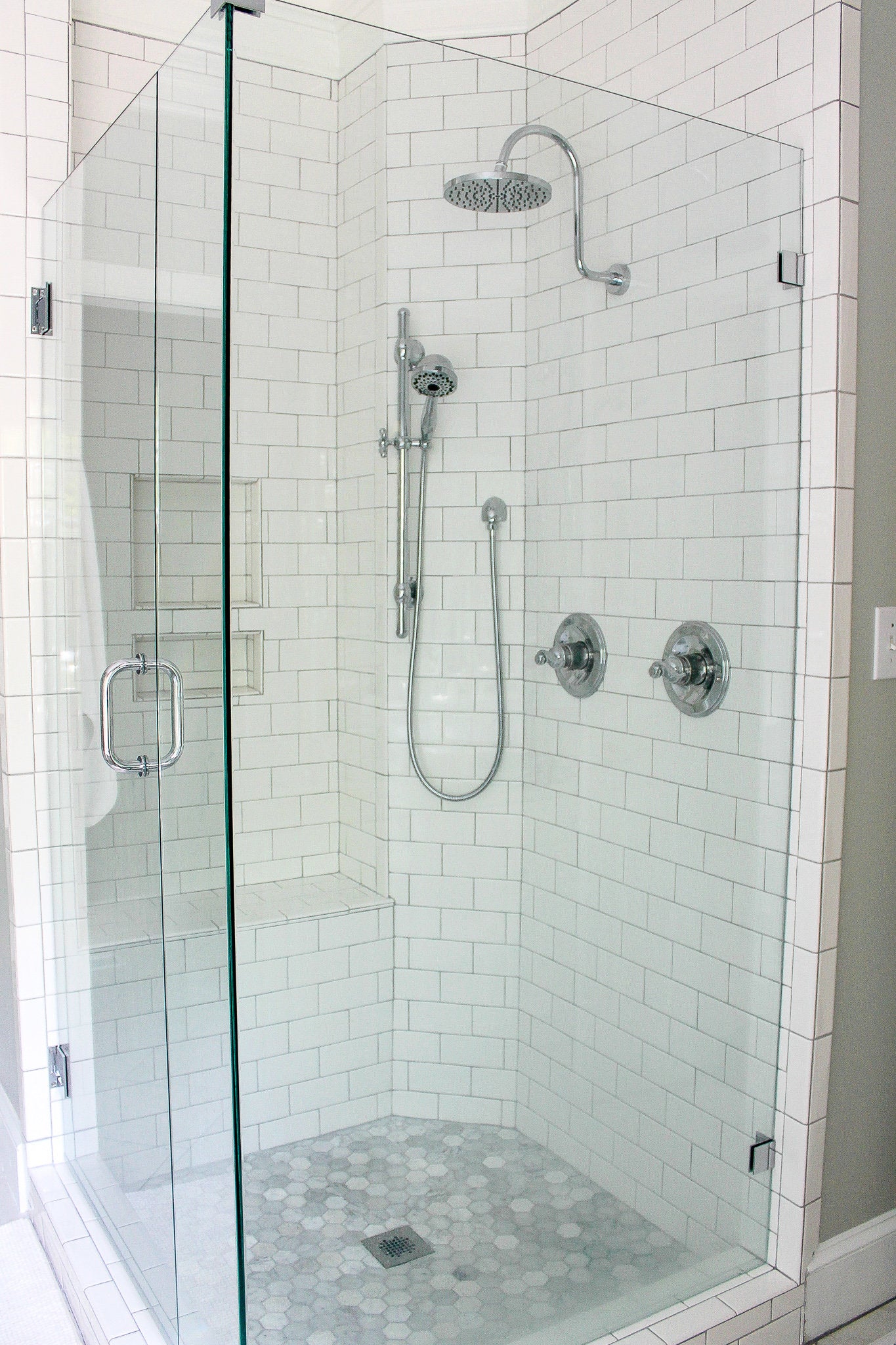 Large Clear Standup Shower
