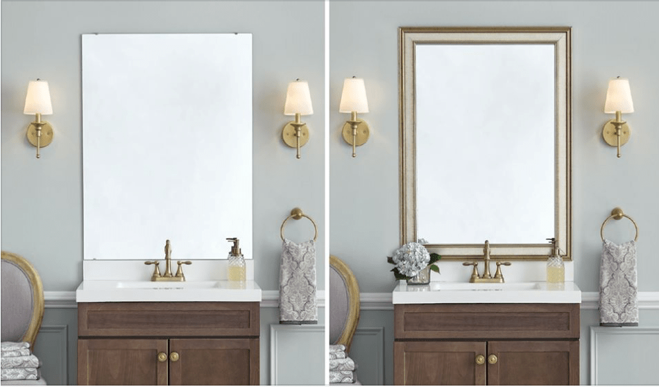 Gold Mirror Frame Collection