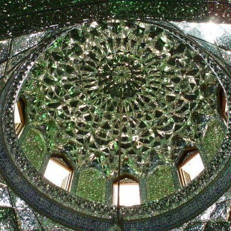 Persian Ayneh-Kari,Shah Cheragh Mosque,Mirror Mosaic
