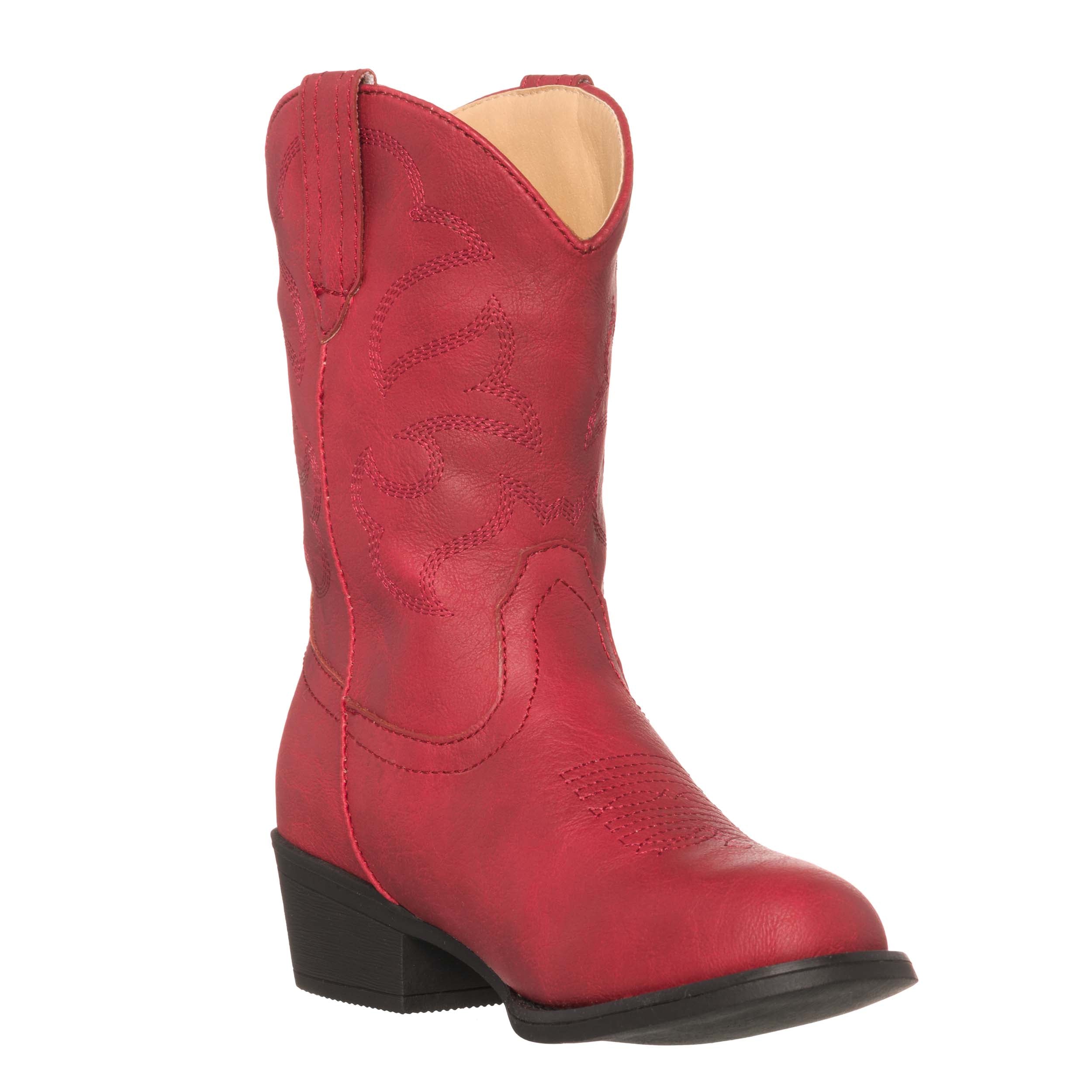 childrens red cowboy boots