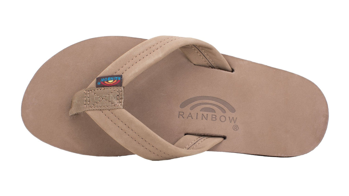 rainbow single layer premier leather with arch support