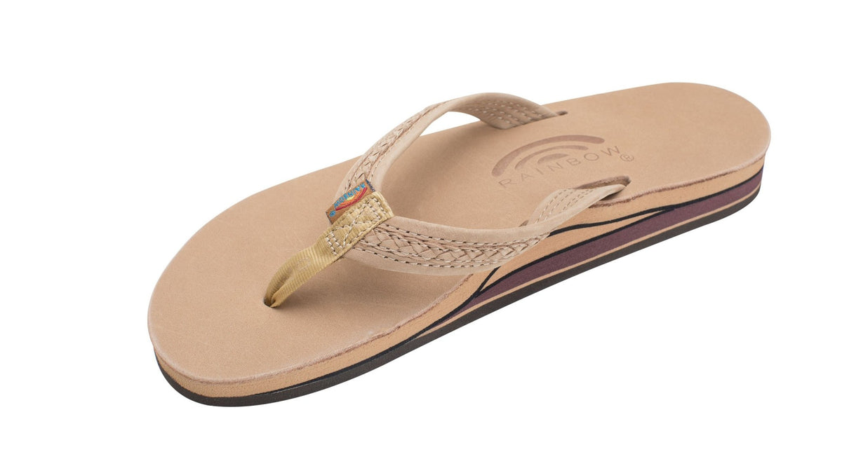 double layer premier leather with arch support