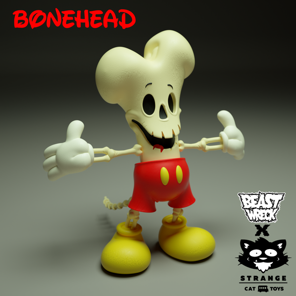 BONEHEAD by Beast Wreck – Strangecat Toys