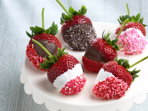 chocolate-covered strawberries