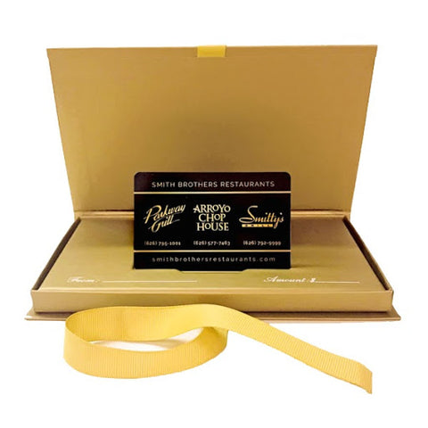 an image of luxurious gift card packaging
