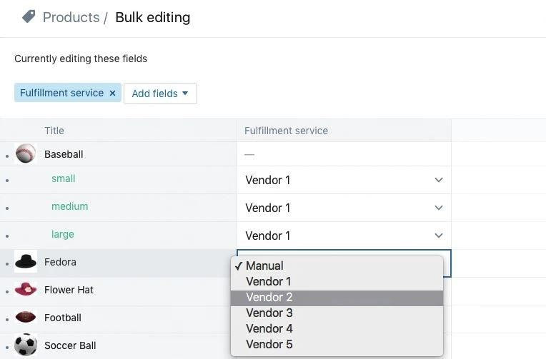 Bulk editor