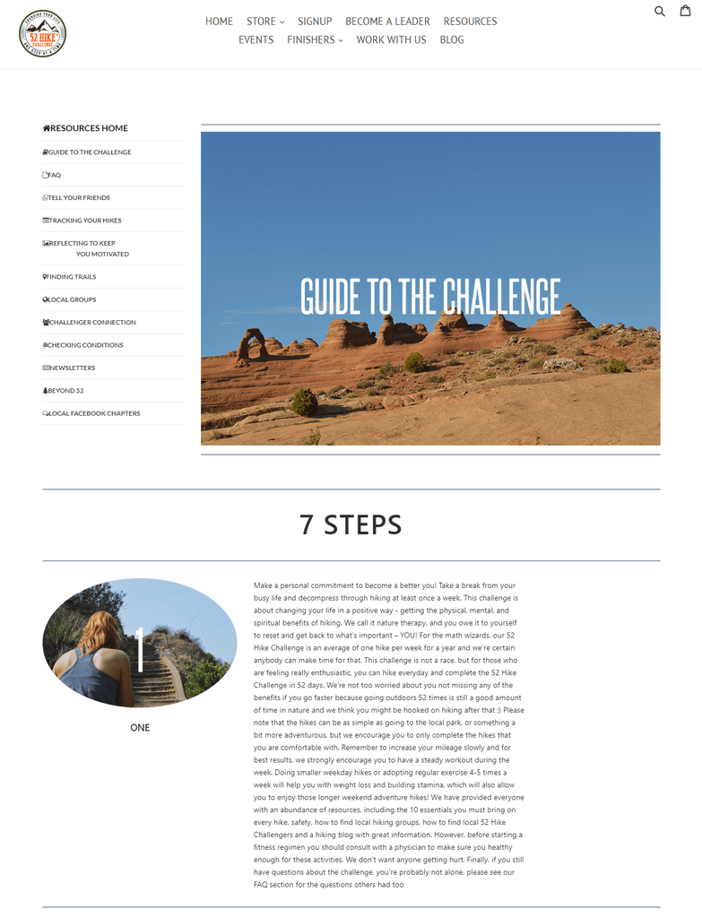 52 Hike Challenge Blog