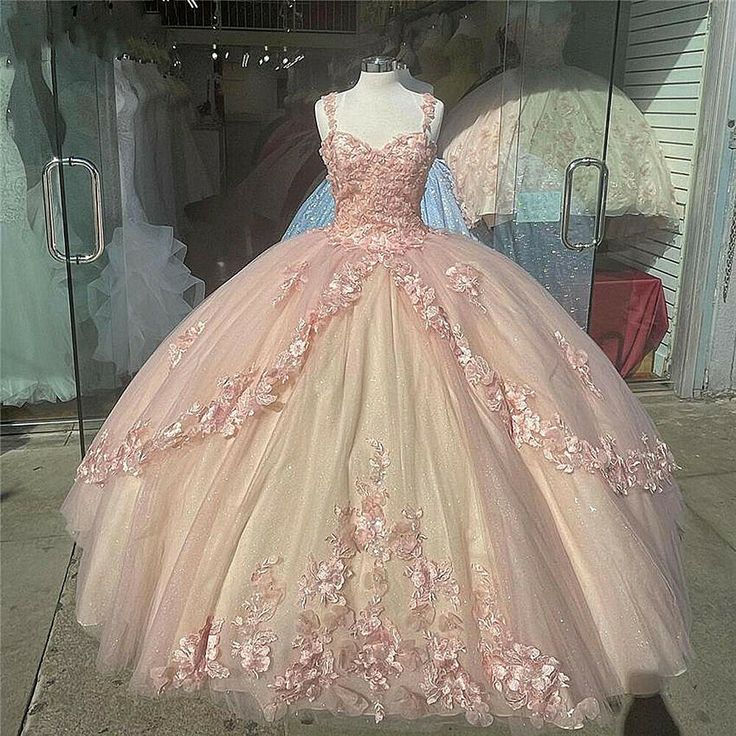 Pink Sweet 16 Prom Quinceanera Dresses for 15 Years Party Gowns Formal Brides 
