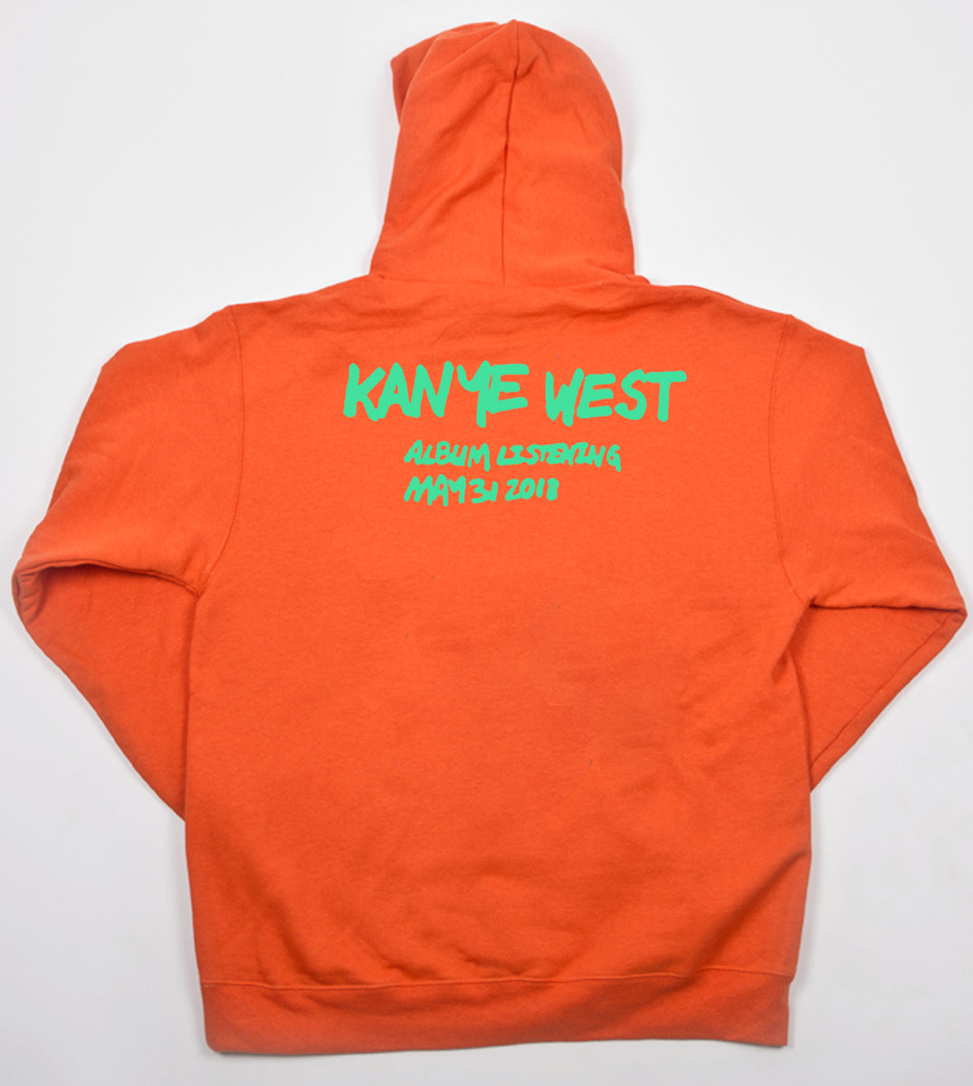 kanye orange hoodie