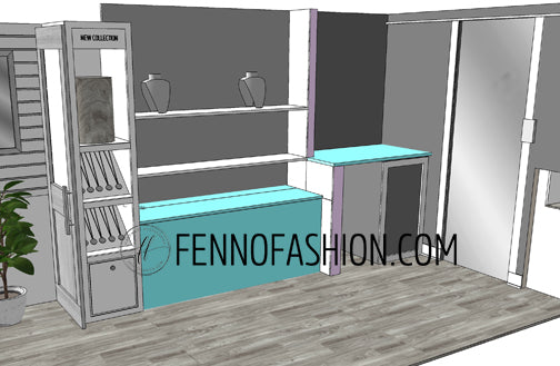 Fashion Truck Interior | Mobile Boutique Cincinnati | Megan Fenno | FENNOfashion