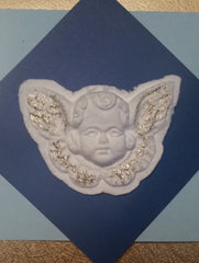 cherub angel paper cast springerle mold christmas card springerle emporium