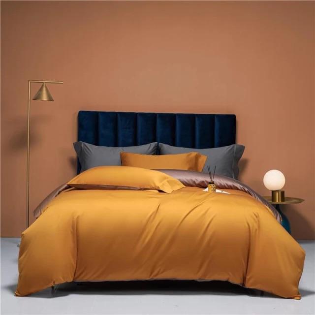 Prarie Reversible Duvet Cover Set (Egyptian Cotton)
