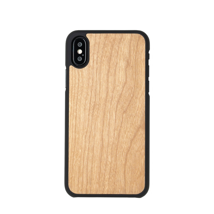 Drewniane etui iPhone X wiśniowe drewno