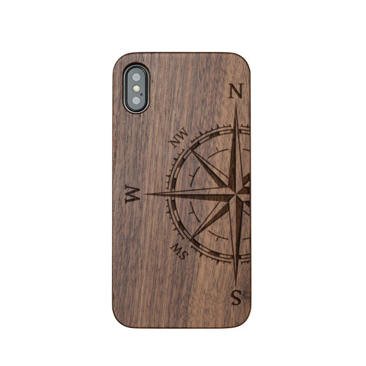 Drewniane etui iPhone X orzech