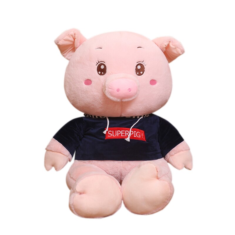 peluche cochon geant