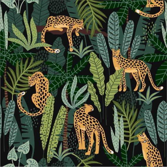 Tropical Leopard Wallpaper Online NZ | The Inside