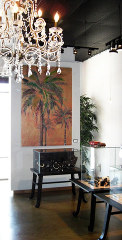 Palm tree painting by Kristen Abrahamson