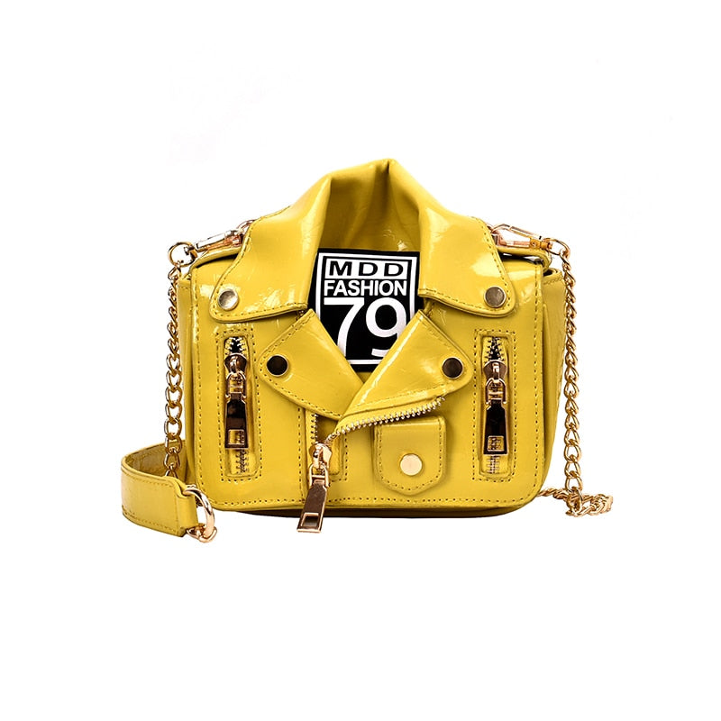 yellow designer purse