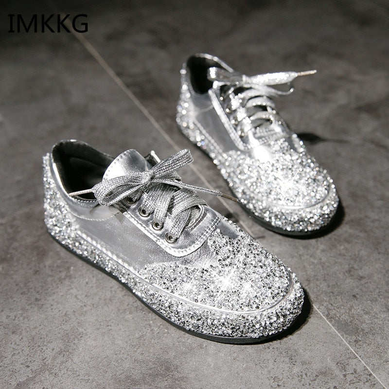 rhinestone sneakers womens