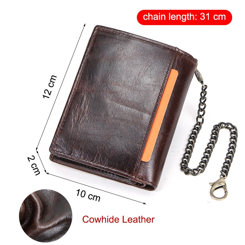 mens coin pouch with chain