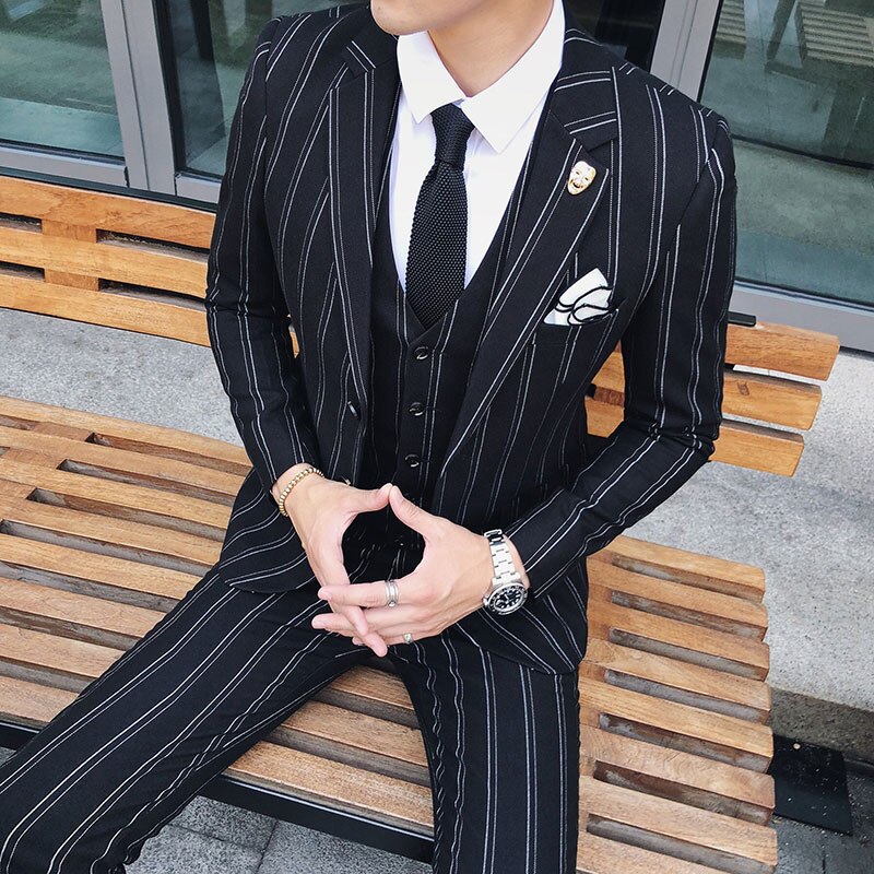 stripe coat pant