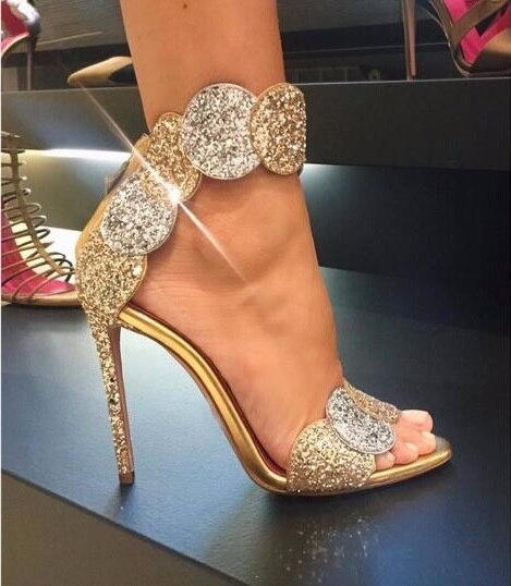 crystal gladiator heels