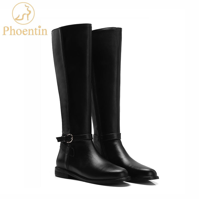 genuine leather riding boots womens