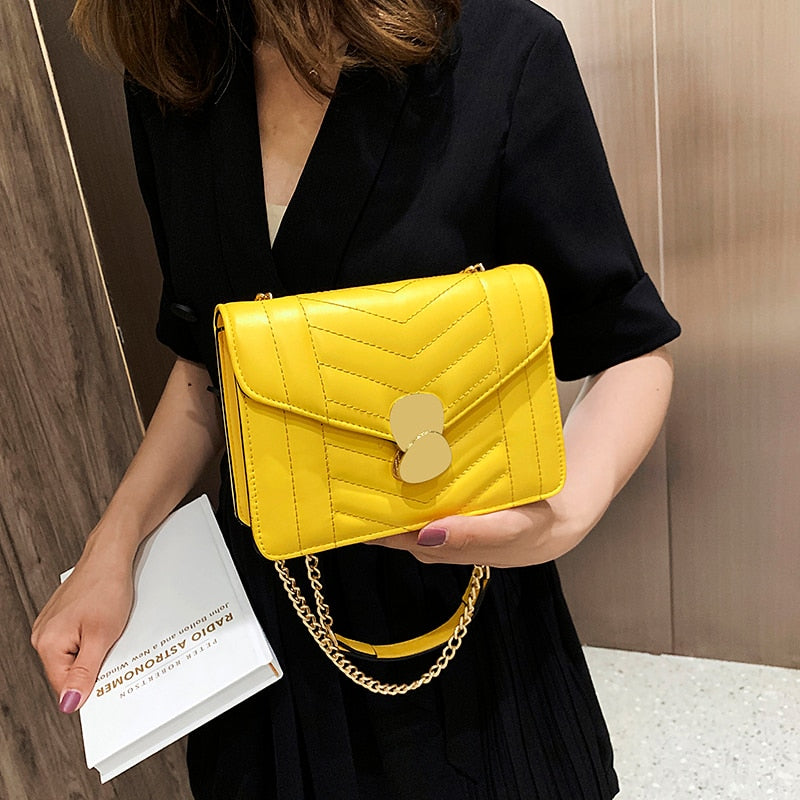 women's yellow handbags