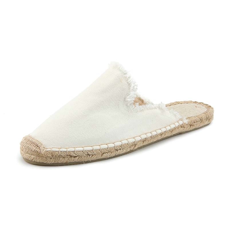 canvas mule shoes