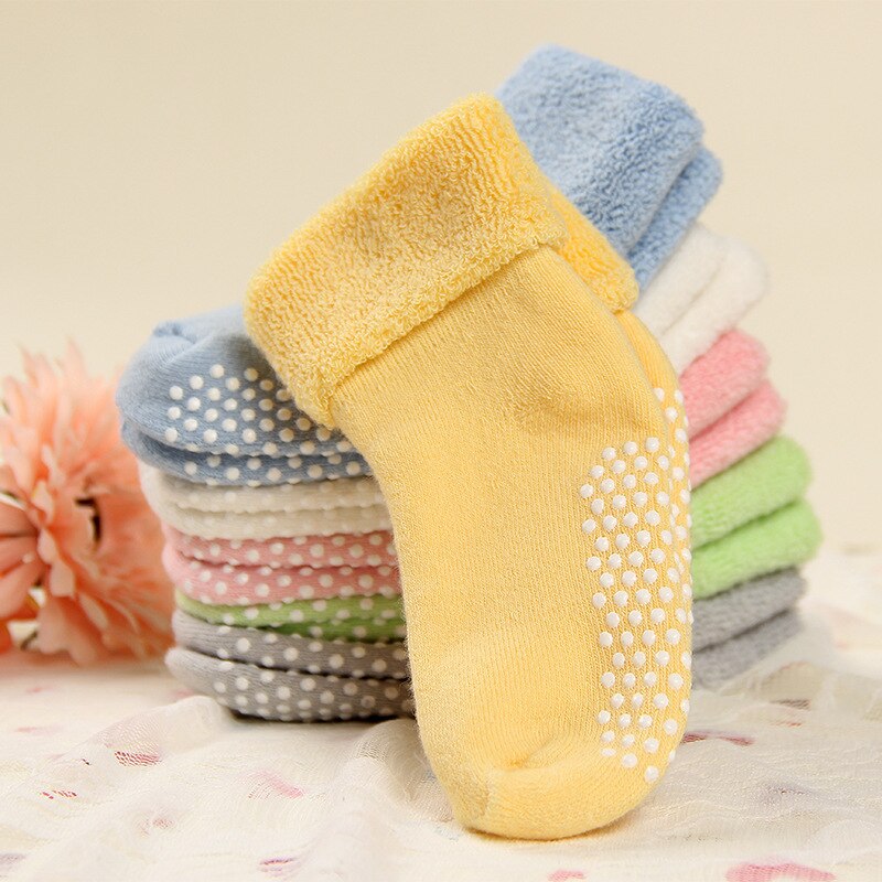 yellow infant socks