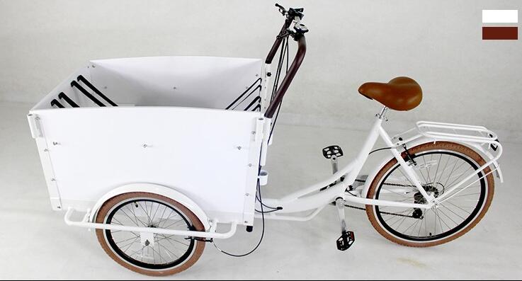 wooden cargo bike