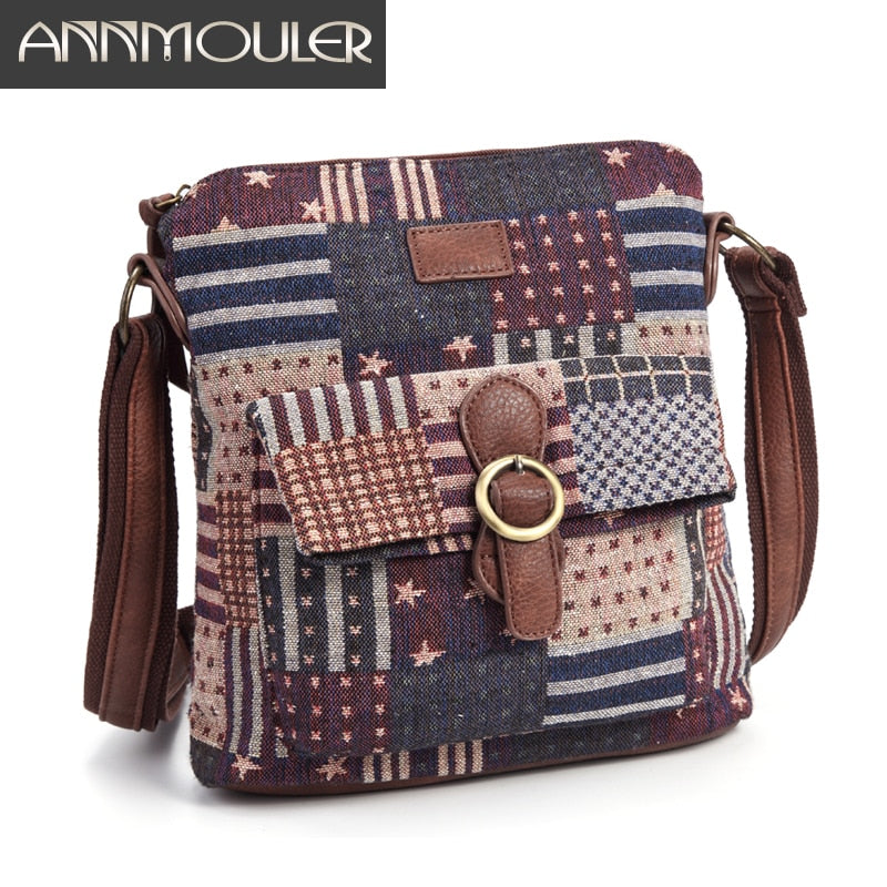 designer fabric crossbody bags