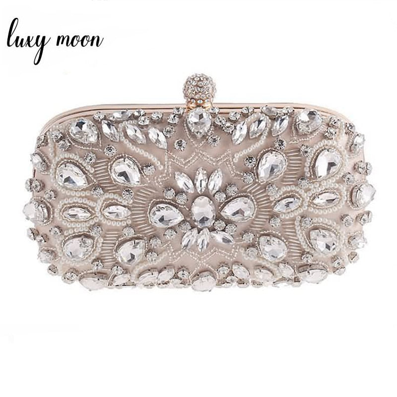 beaded wedding clutch