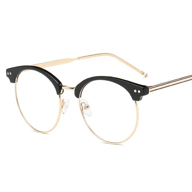 transparent frame spectacles