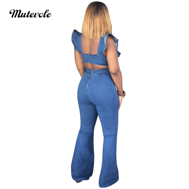 sexy jean jumpsuits