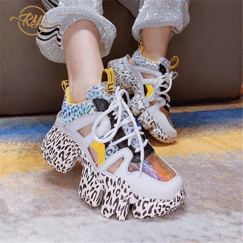 off white platform shoes