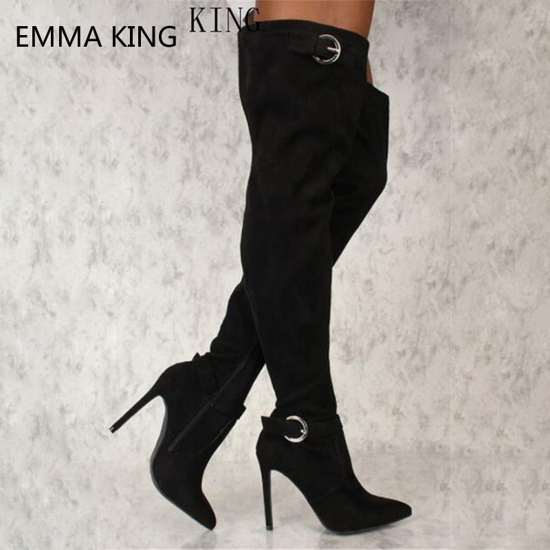 spring thigh high boots