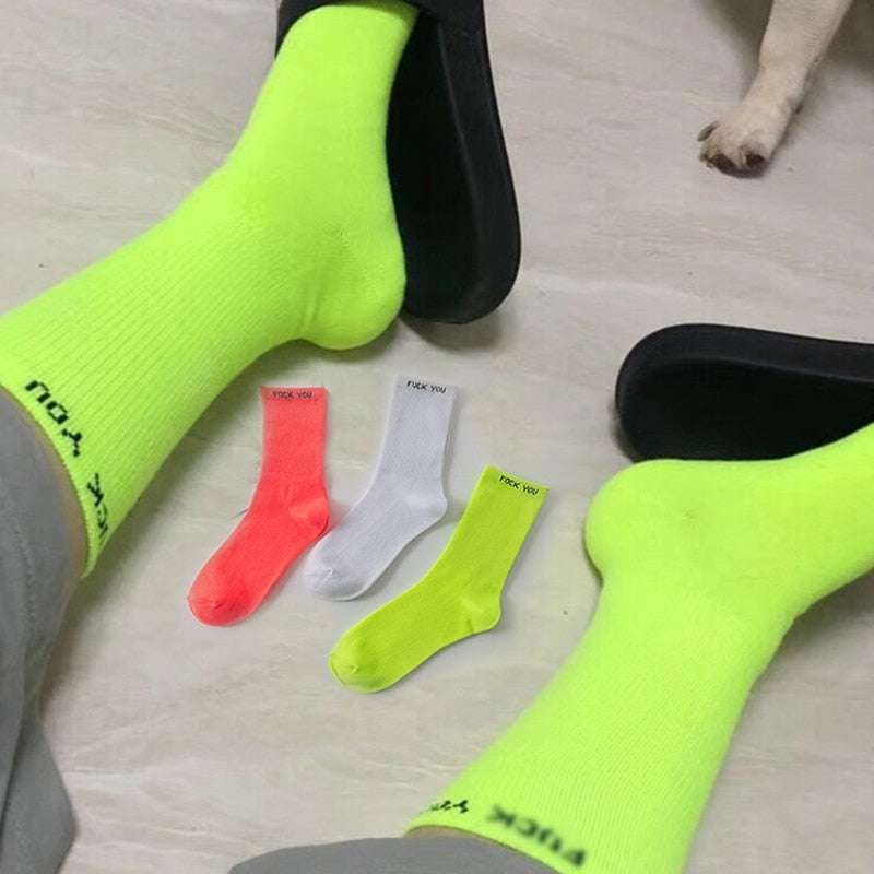 neon socks mens