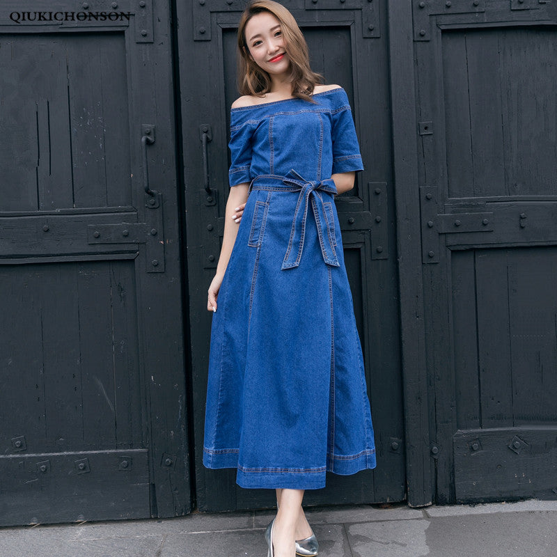 jeans dresses for ladies