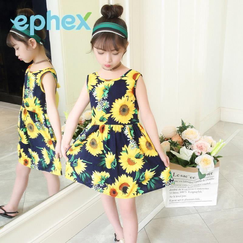 sunflower dress baby girl