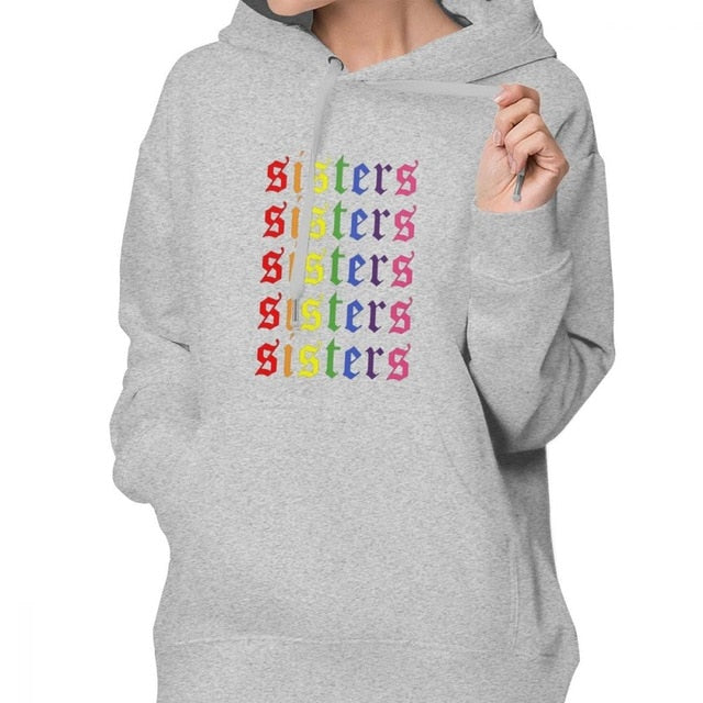 sisters repeating hoodie