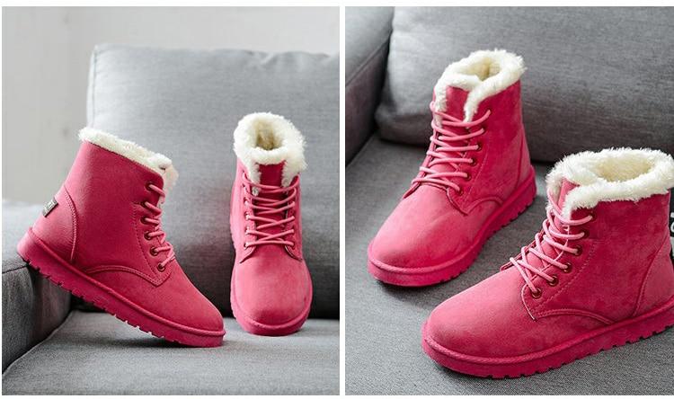lace up snow boots ladies