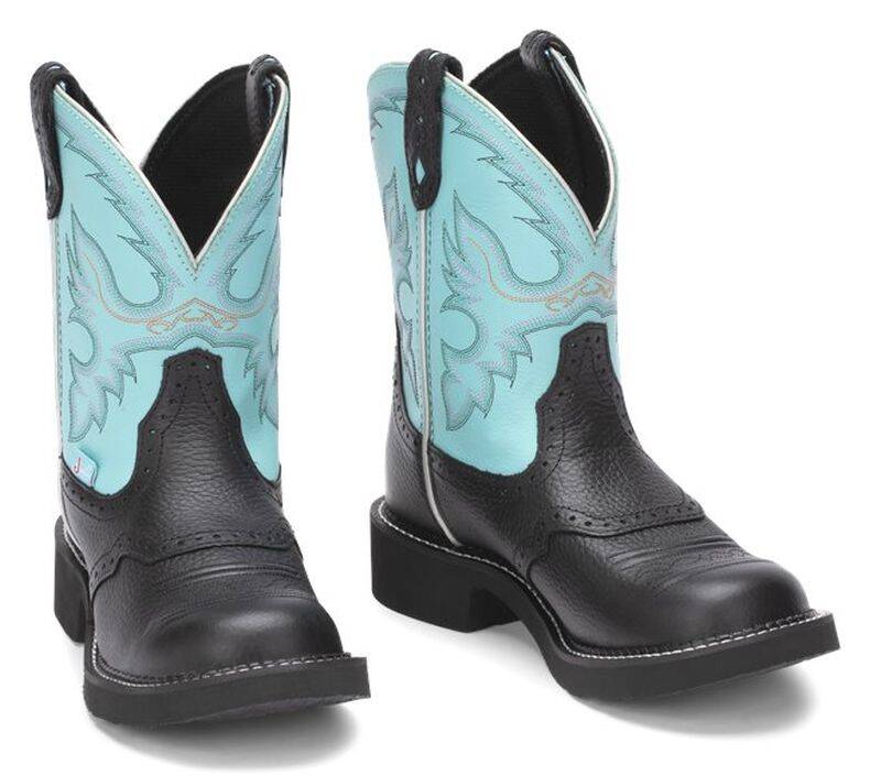 justin black caiman boots