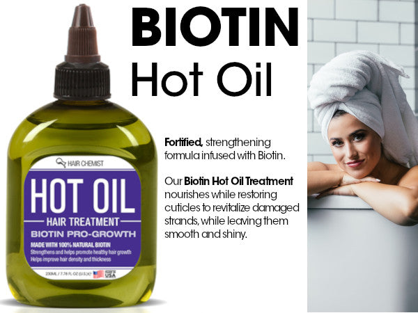 Hair Chemist Biotin Hot Oil Treatment  oz. | Hair Chemist - Revitalizing  Hair Care