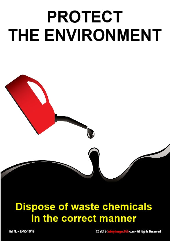 Environment Safety Poster. Protect the environment. – safetyImages365.com