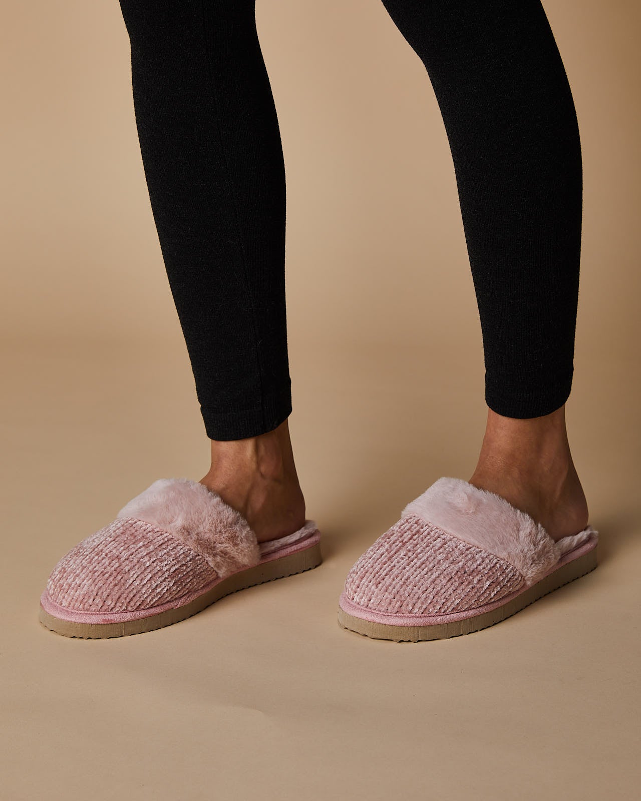 Rosie Chenille Knit Slipper